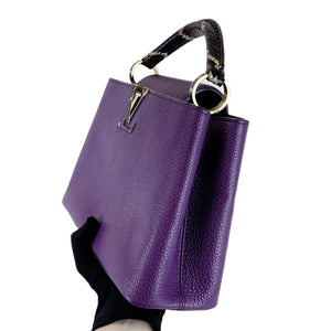 BB Capucines Purple with Python Handle GHW