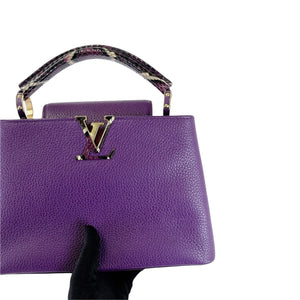 BB Capucines Purple with Python Handle GHW