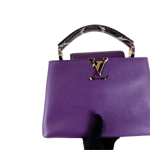 BB Capucines Purple with Python Handle GHW