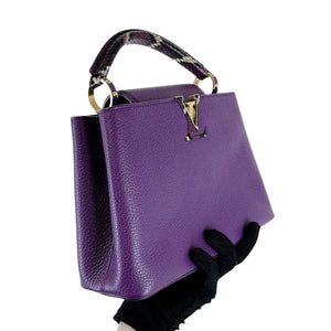 BB Capucines Purple with Python Handle GHW