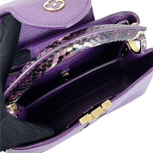 BB Capucines Purple with Python Handle GHW