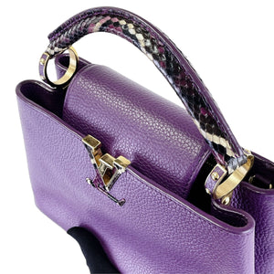 BB Capucines Purple with Python Handle GHW