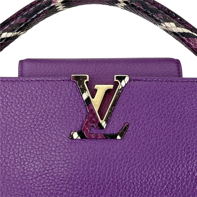 Louis Vuitton Magnolia Capucines BB Python Handle Bag – The Closet