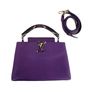BB Capucines Purple with Python Handle GHW