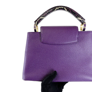 BB Capucines Purple with Python Handle GHW