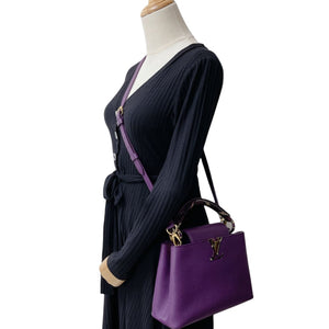BB Capucines Purple with Python Handle GHW