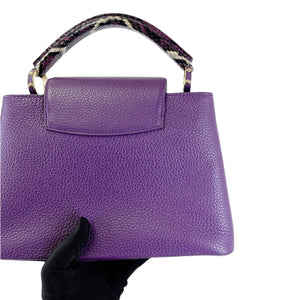 BB Capucines Purple with Python Handle GHW