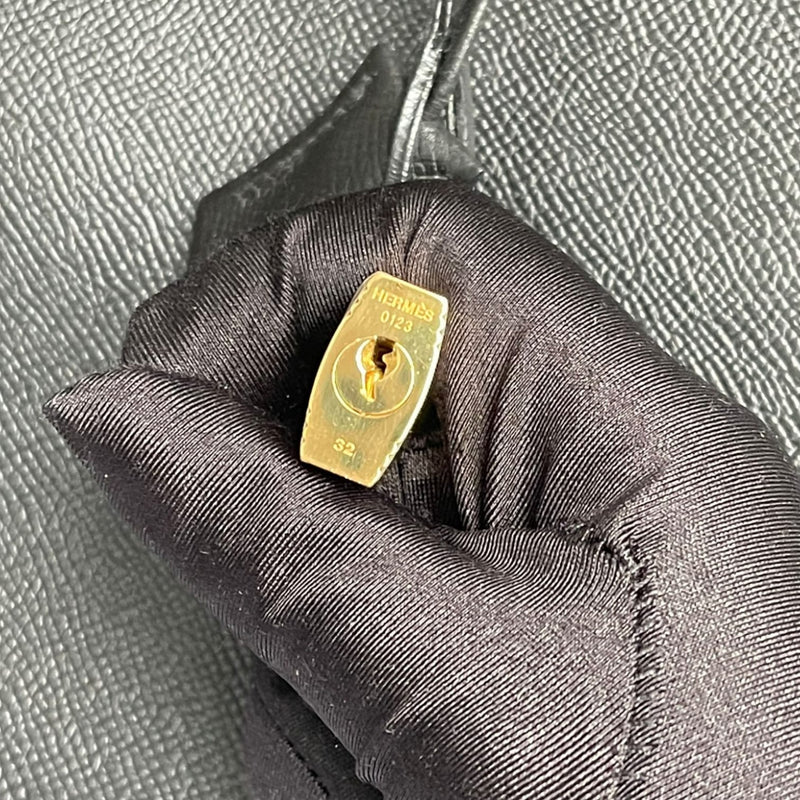 Birkin 35 Epsom Black GHW