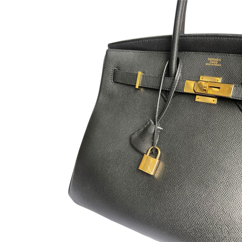 Lot - HERMES SAC BLACK BIRKIN 35 VEAU EPSOM