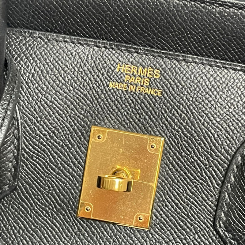 Birkin 35 Epsom Black GHW