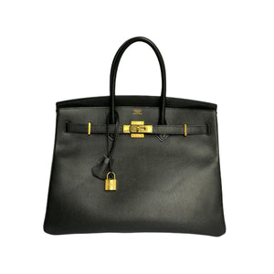 Birkin 35 Epsom Black GHW