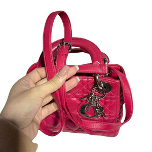 Mini Lady Dior Lambskin Pink SHW
