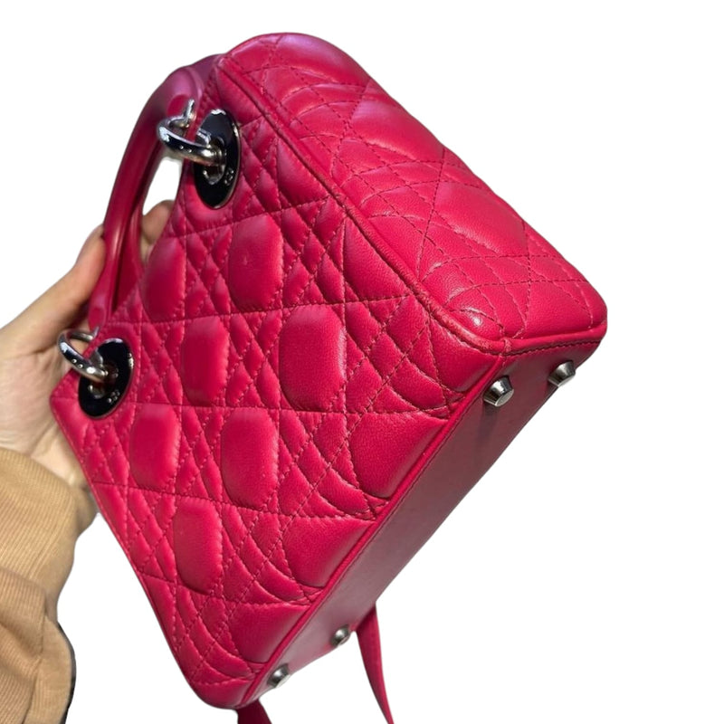 Mini Lady Dior Lambskin Pink SHW