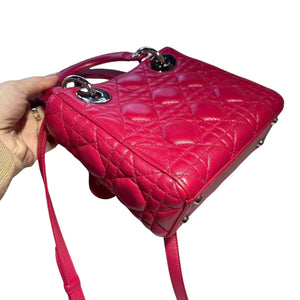 Mini Lady Dior Lambskin Pink SHW