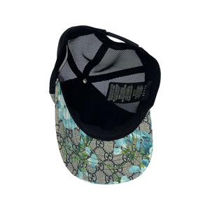 GG Blooms Monogram Trucker Cap Blue