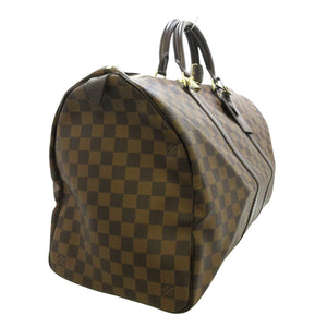 Keepall 50 Boston Bag Damier Ebene GHW