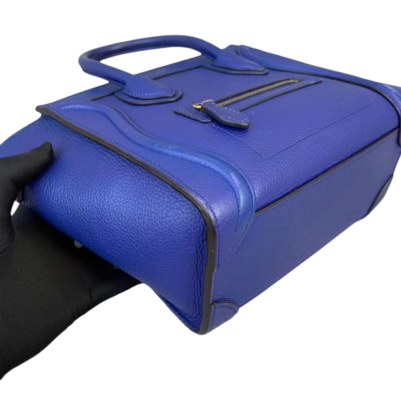 Luggage Bag Nano Electric Blue GHW