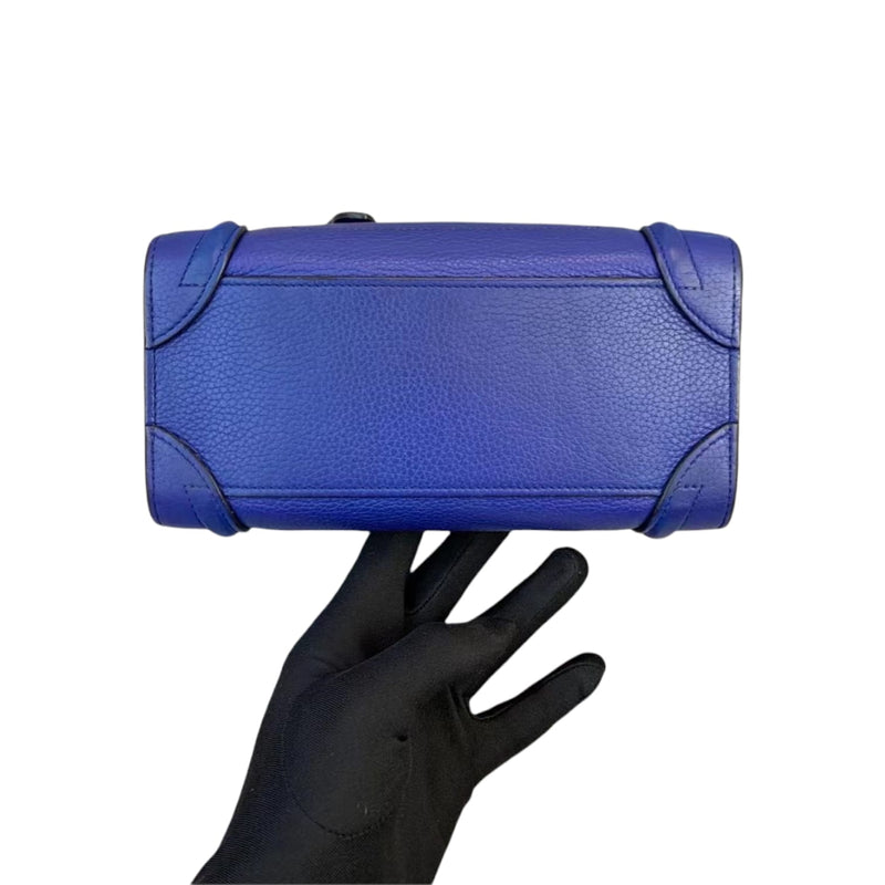 Luggage Bag Nano Electric Blue GHW