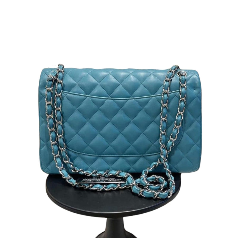Jumbo Classic Double Flap Blue SHW