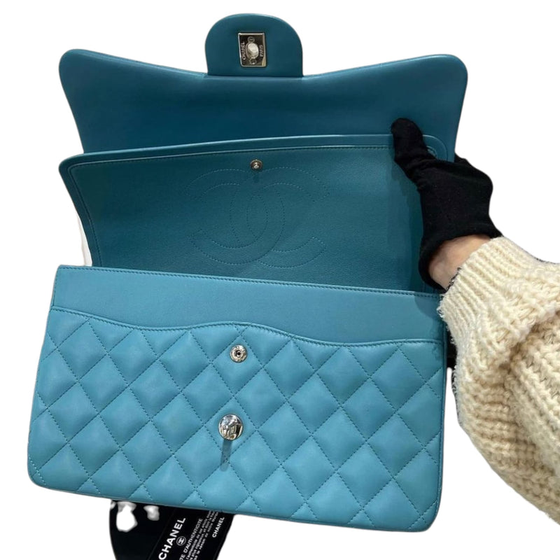 Jumbo Classic Double Flap Blue SHW