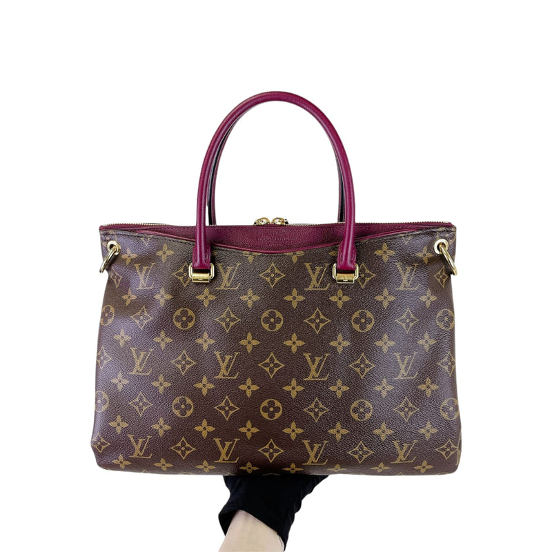 Louis Vuitton Monogram Pallas MM (Aurore)