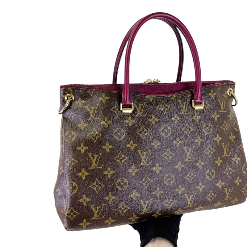 LOUIS VUITTON Monogram Pallas MM Aurore