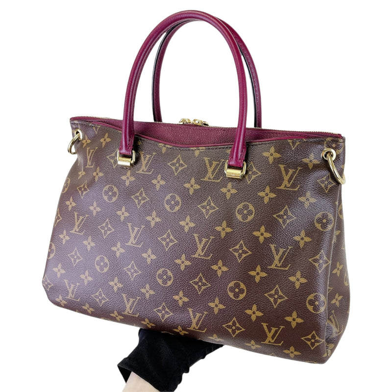 Louis Vuitton Bag Eden MM Monogram Aurore Bag with Shoulder Strap