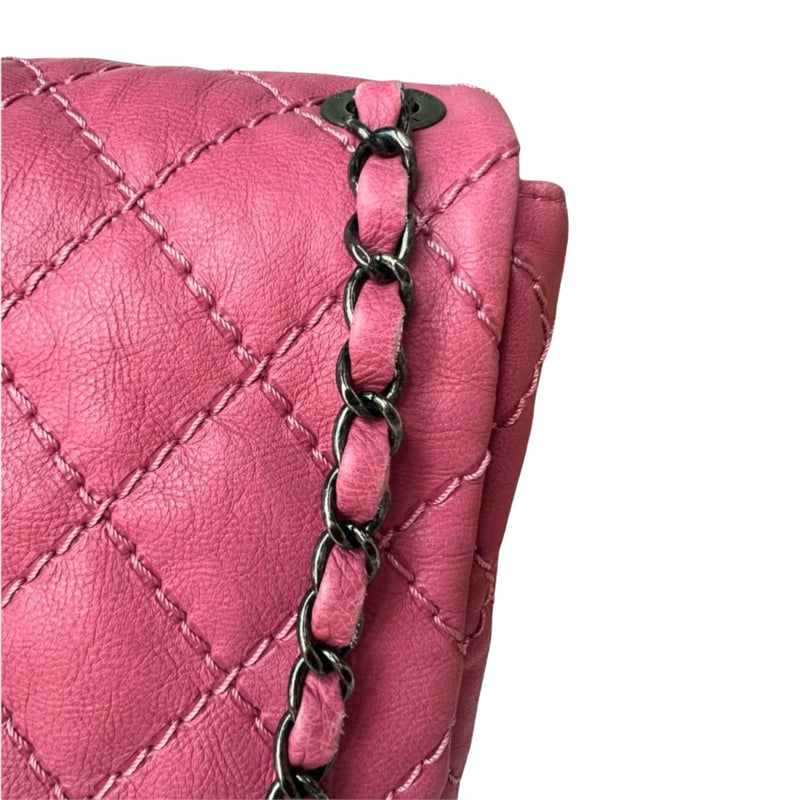 Seasonal Flap Lambskin Pink RHW
