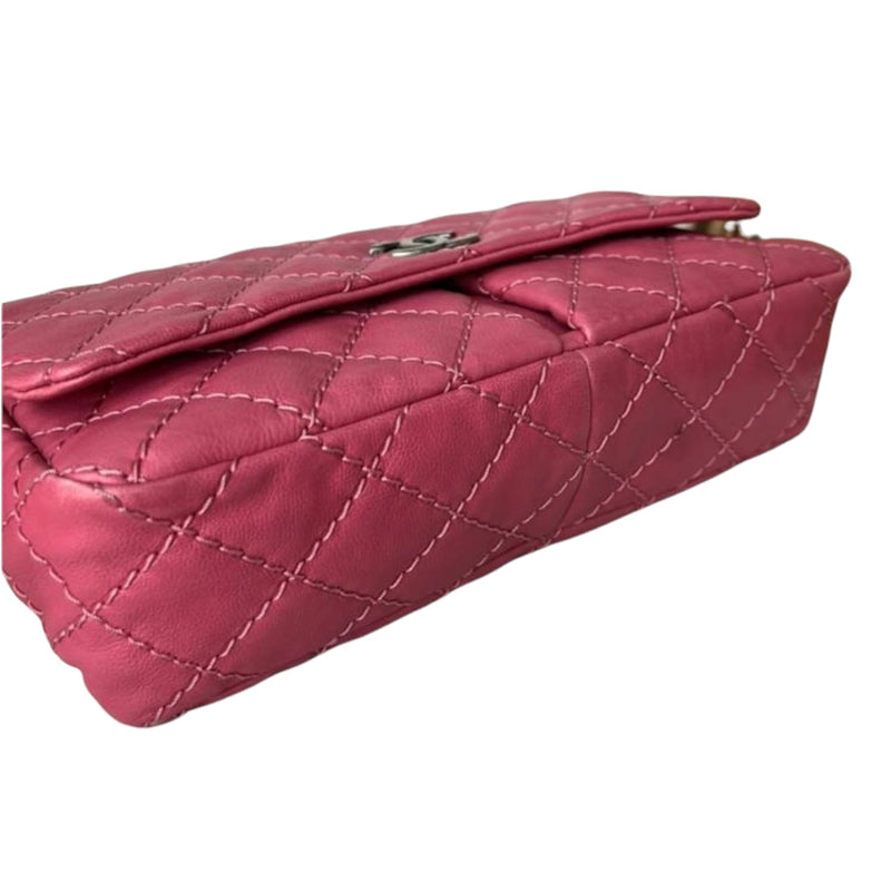Seasonal Flap Lambskin Pink RHW