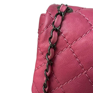 Seasonal Flap Lambskin Pink RHW