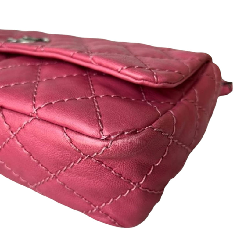 Seasonal Flap Lambskin Pink RHW