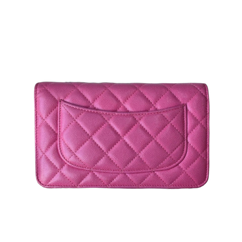 WOC Quilted Caviar Pink GHW