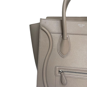 Mini Luggage Grained Leather Beige RHW