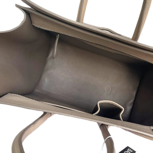 Mini Luggage Grained Leather Beige RHW