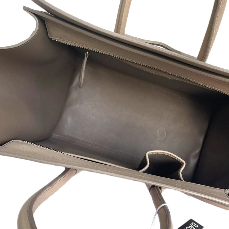 Mini Luggage Grained Leather Beige RHW