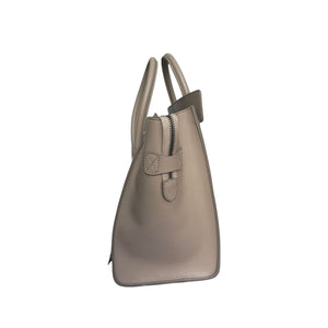Mini Luggage Grained Leather Beige RHW