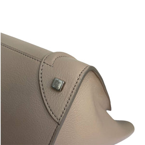 Mini Luggage Grained Leather Beige RHW
