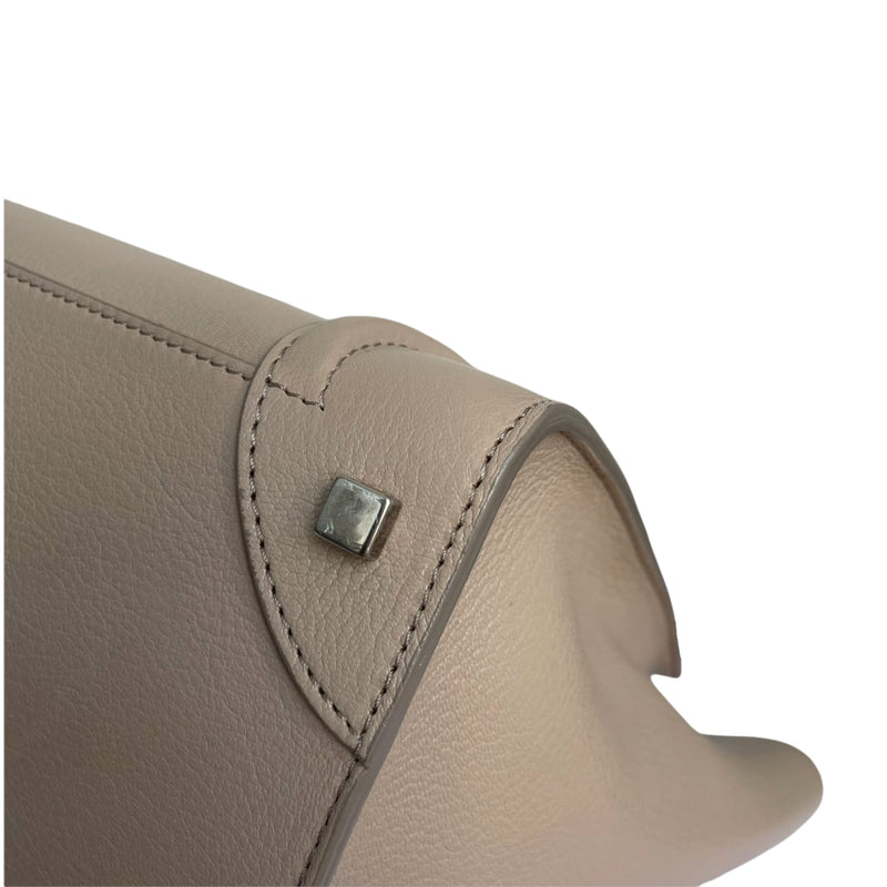 Mini Luggage Grained Leather Beige RHW
