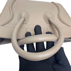 Mini Luggage Grained Leather Beige RHW