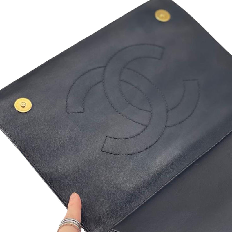 Diamond CC Flap Quilted Lambskin Black GHW