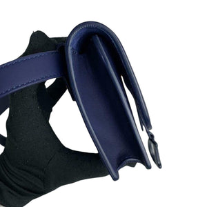 Ultra Matte Calfskin Saddle Blue GHW