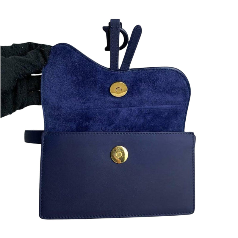 Ultra Matte Calfskin Saddle Blue GHW