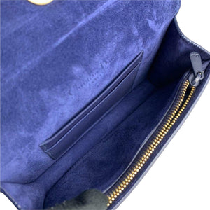 Ultra Matte Calfskin Saddle Blue GHW