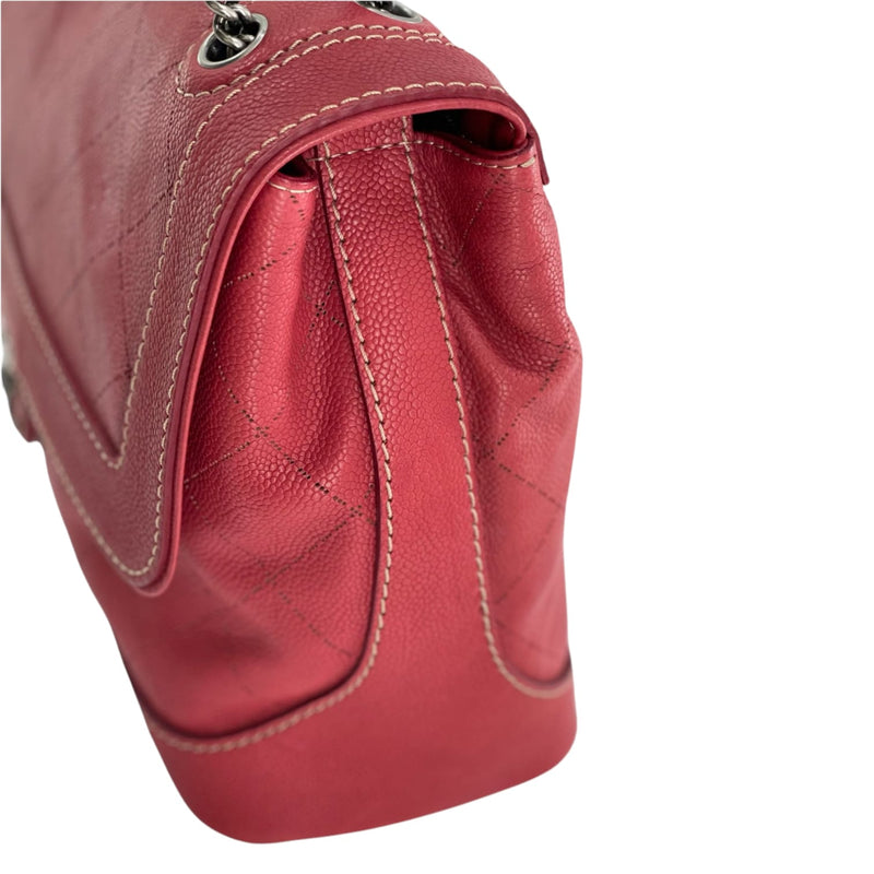 CC Flap Diamond Caviar Red RHW