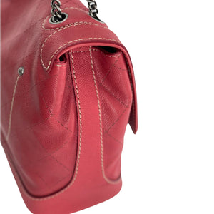 CC Flap Diamond Caviar Red RHW