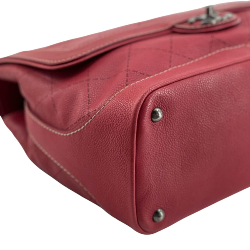CC Flap Diamond Caviar Red RHW