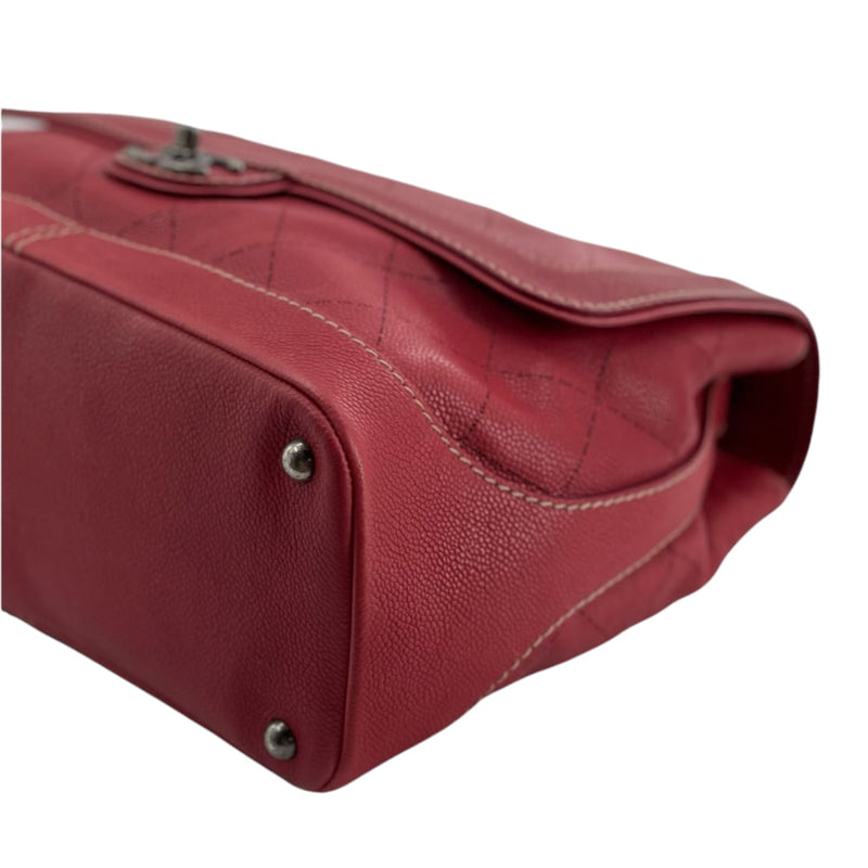 CC Flap Diamond Caviar Red RHW