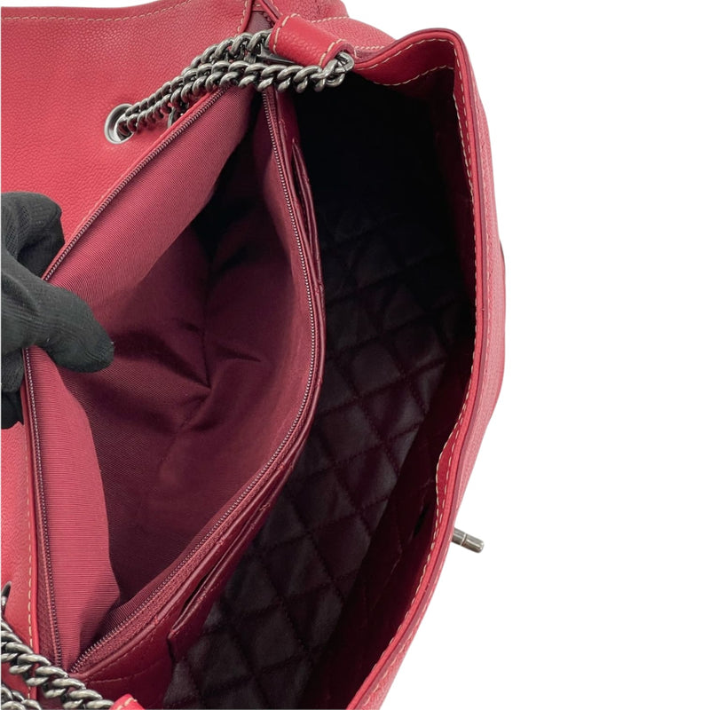 CC Flap Diamond Caviar Red RHW