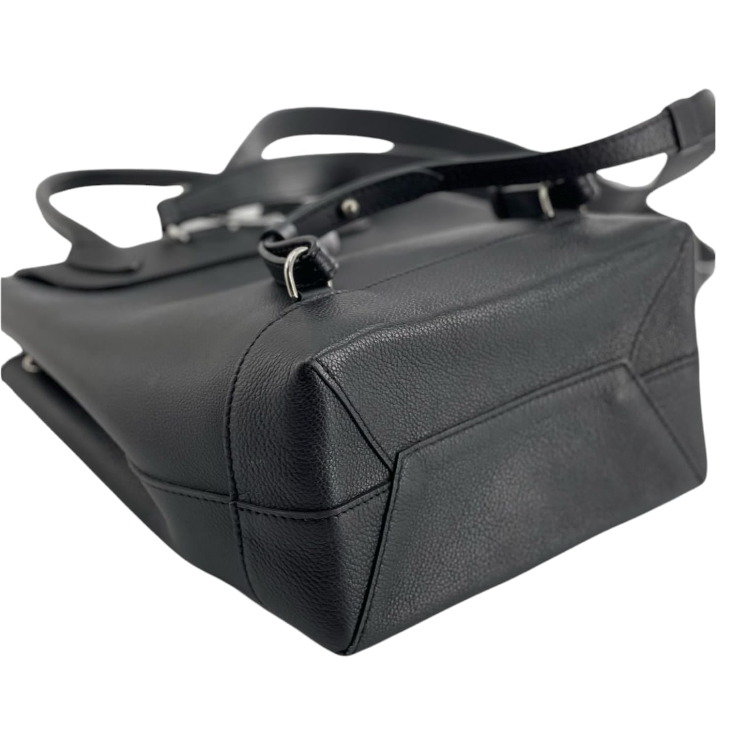 louis vuitton calfskin lockme backpack black Louis Vuitton LockMe Backpack Calfskin Black SHW – Bag Religion