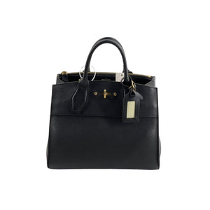 PM City Steamer Calfskin Black GHW